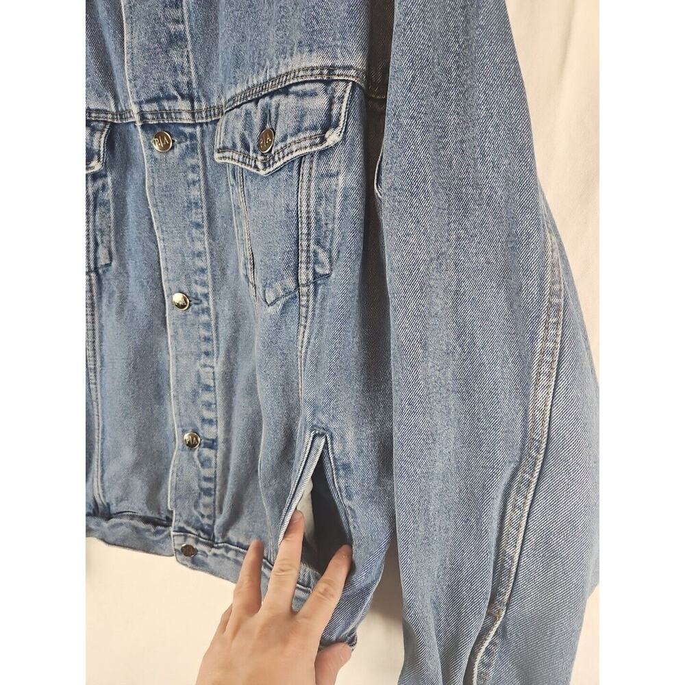 Port Authority Denim Jacket Crysler Jeep‎ West Motorco Automobilia Size M - Picture 3 of 9